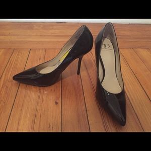 Kelsi Dagger Patent Leather Black Pumps